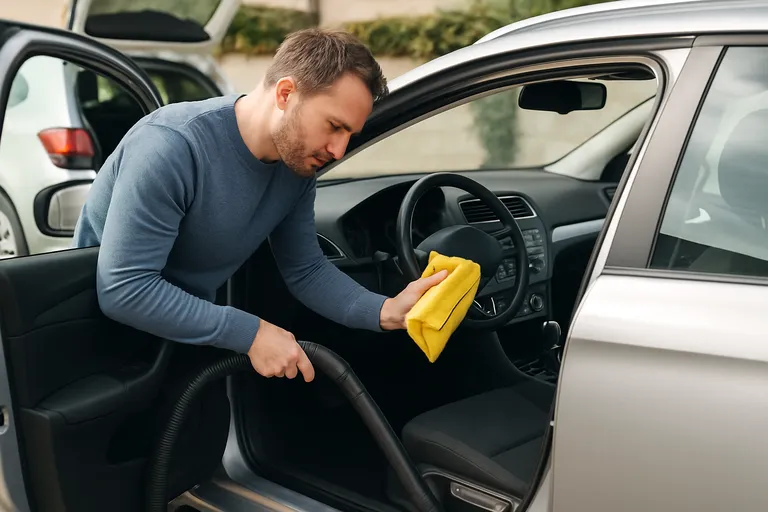 De auto verkoopklaar maken